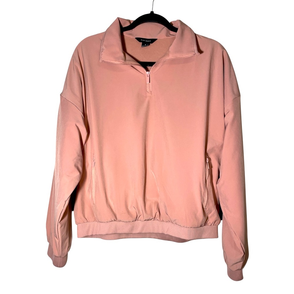 Rae Mode Pink  Butter Soft Quarter-Zip  Women's Pullover Size Large
